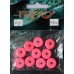 Груз ушастый для рыбалки, таблетка (эксцентрик) цвет Silvereyes Pink, 10шт в уп., вес 10г